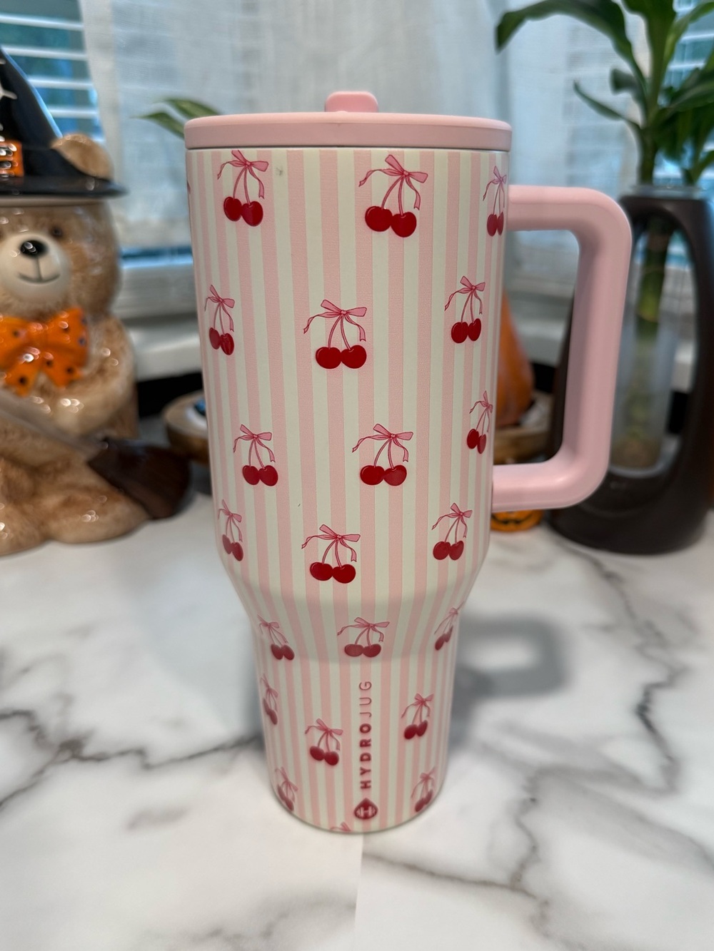 Hydrojug Pink Cherry Tumbler
